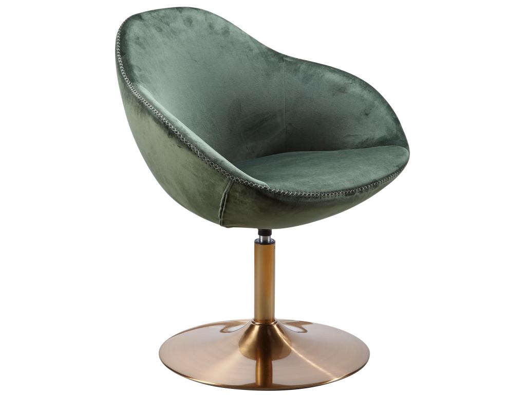Fauteuil d'appoint vert, 70 x 79 x 70 cm
