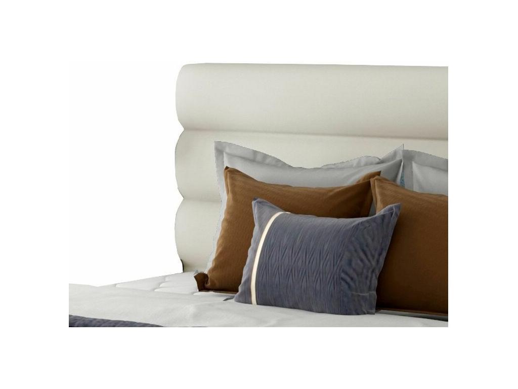 Lit en cuir beige, 140 x 200 cm - dlz1766578778664