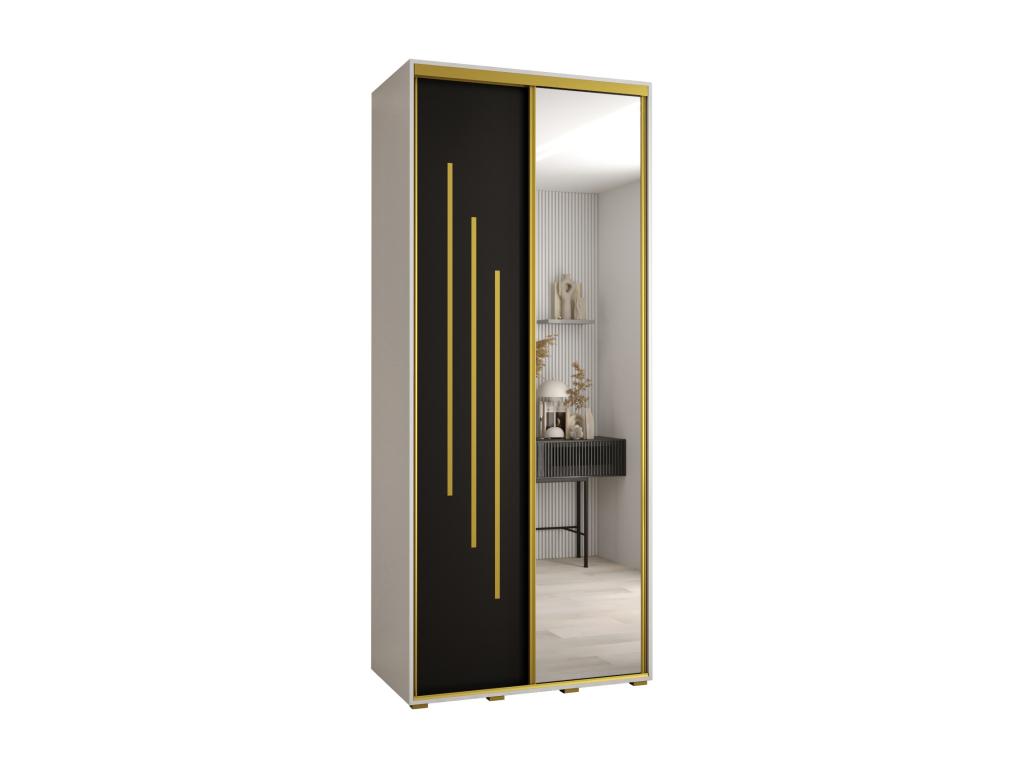 Armoire noire, 110 x 45 x 235,2 cm