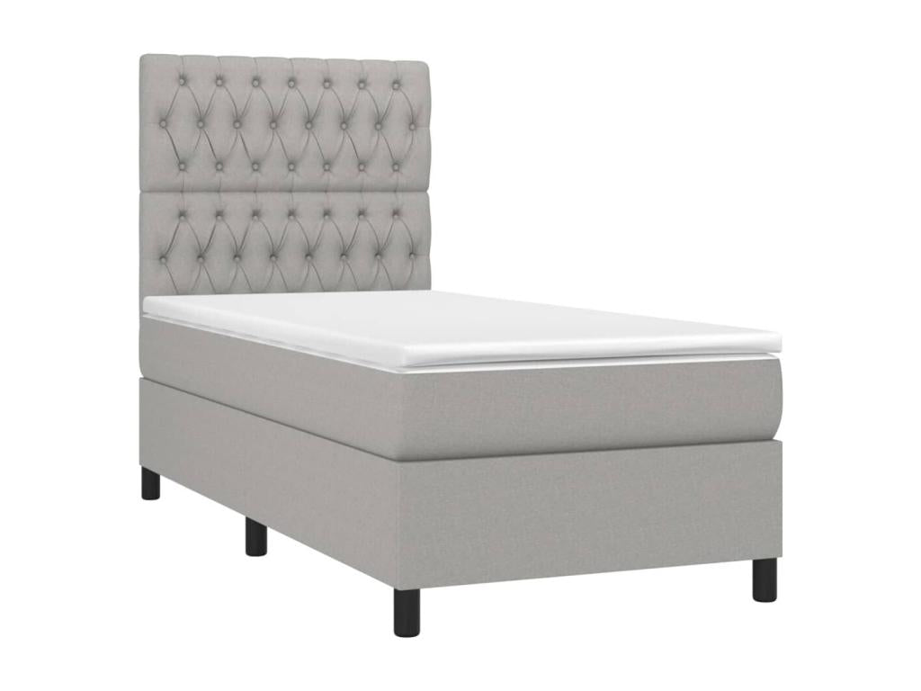 Matelas gris, 90 x 190 cm