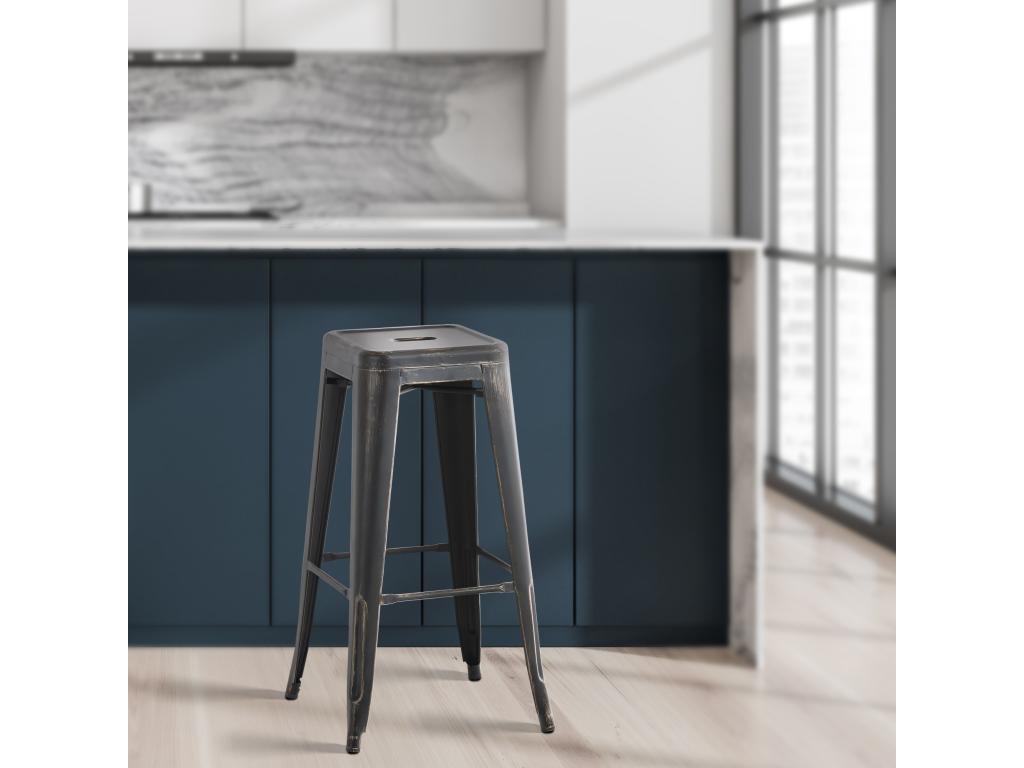 Meubles de maison en métal noir