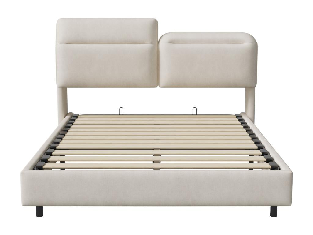 Lit beige, 160 x 200 cm