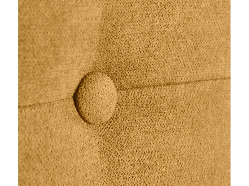 Lit en tissu jaune, 150 x 50 cm