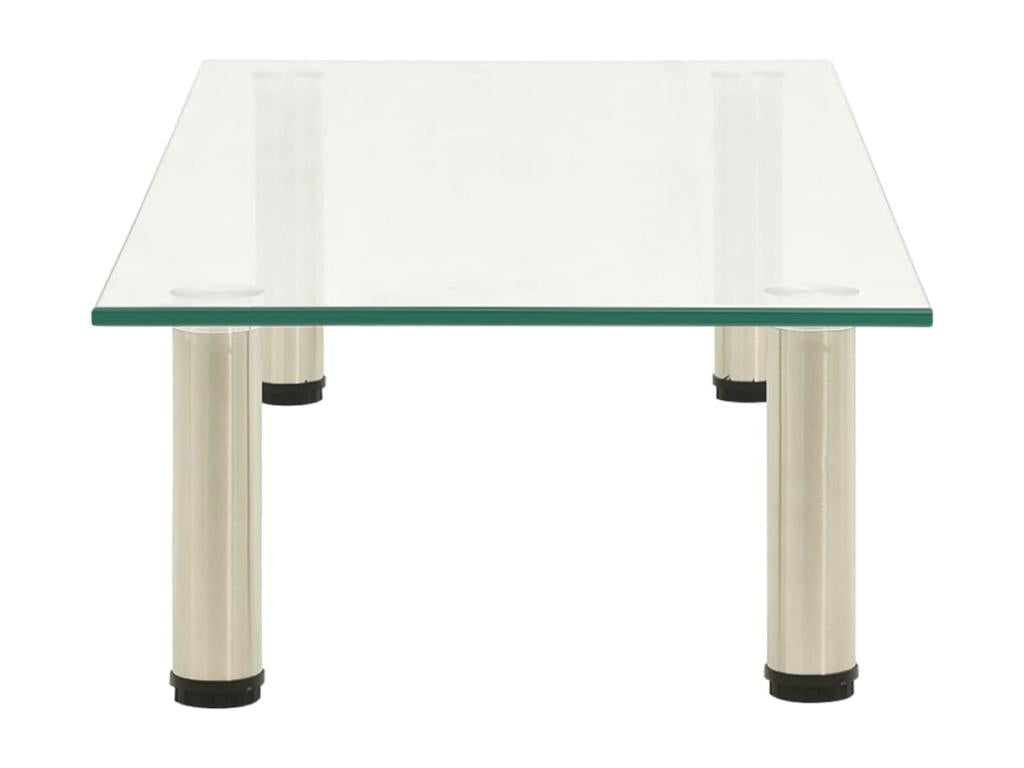 Meuble TV en verre, 80 x 35 x 17 cm