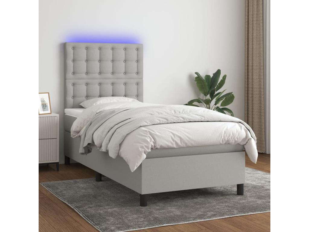 Matelas gris, 80 x 200 cm