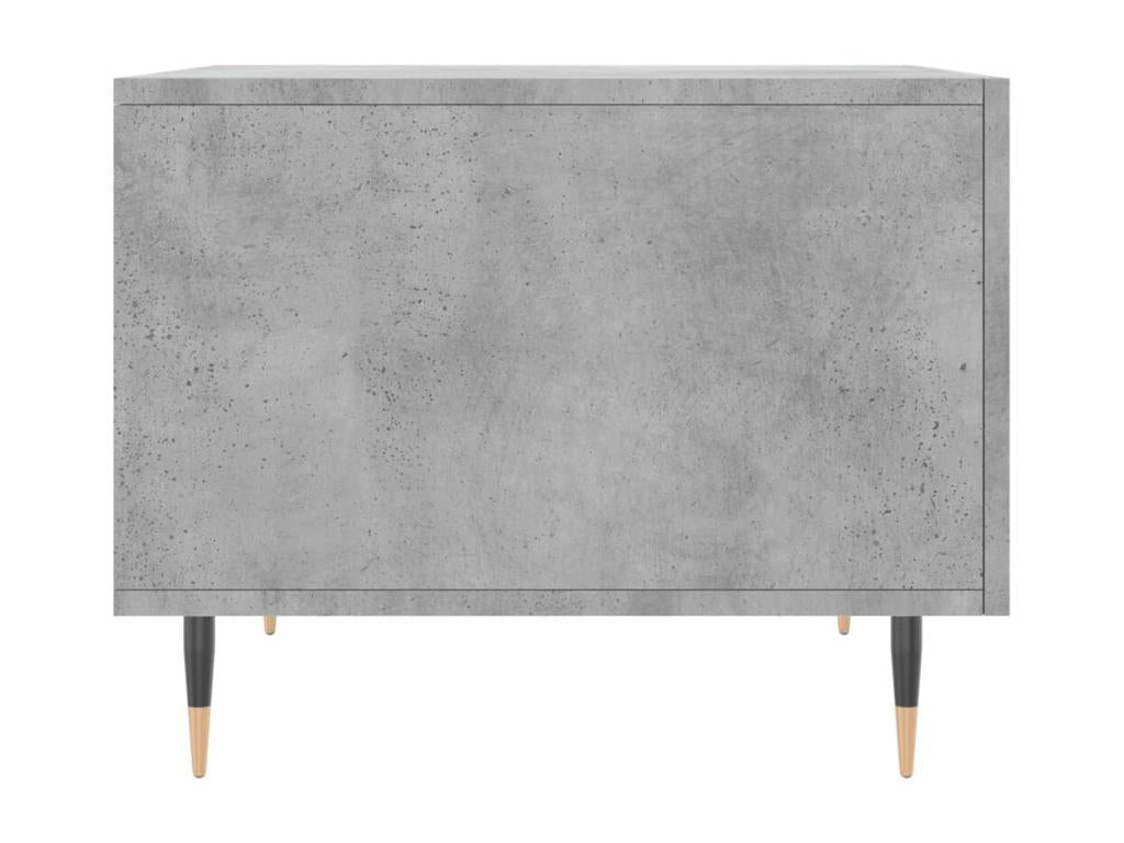 Table basse en bois d'ingénierie gris, 50 x 50 x 40 cm - dlz1766578396754