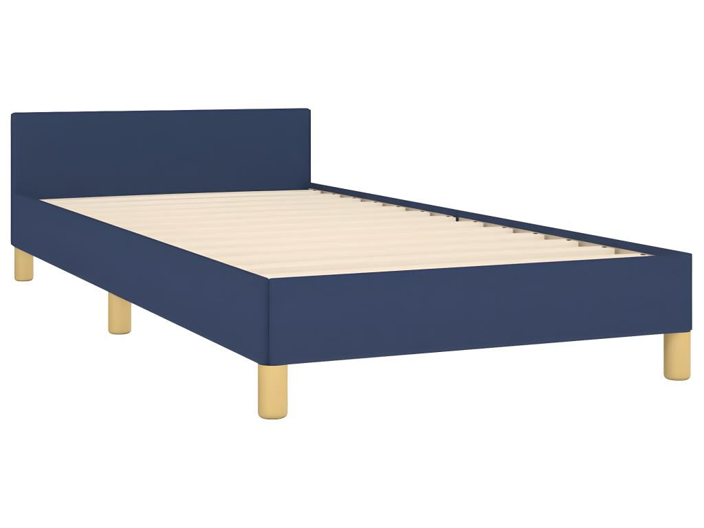 Matelas en tissu bleu, 90 x 200 cm
