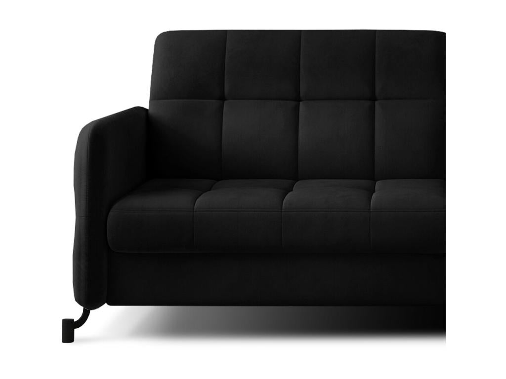 Matelas en velours noir