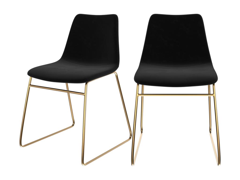 Meubles d'intérieur en velours noir