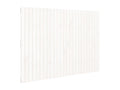 Lit en bois massif blanc, 159,5 x 3 x 110 cm