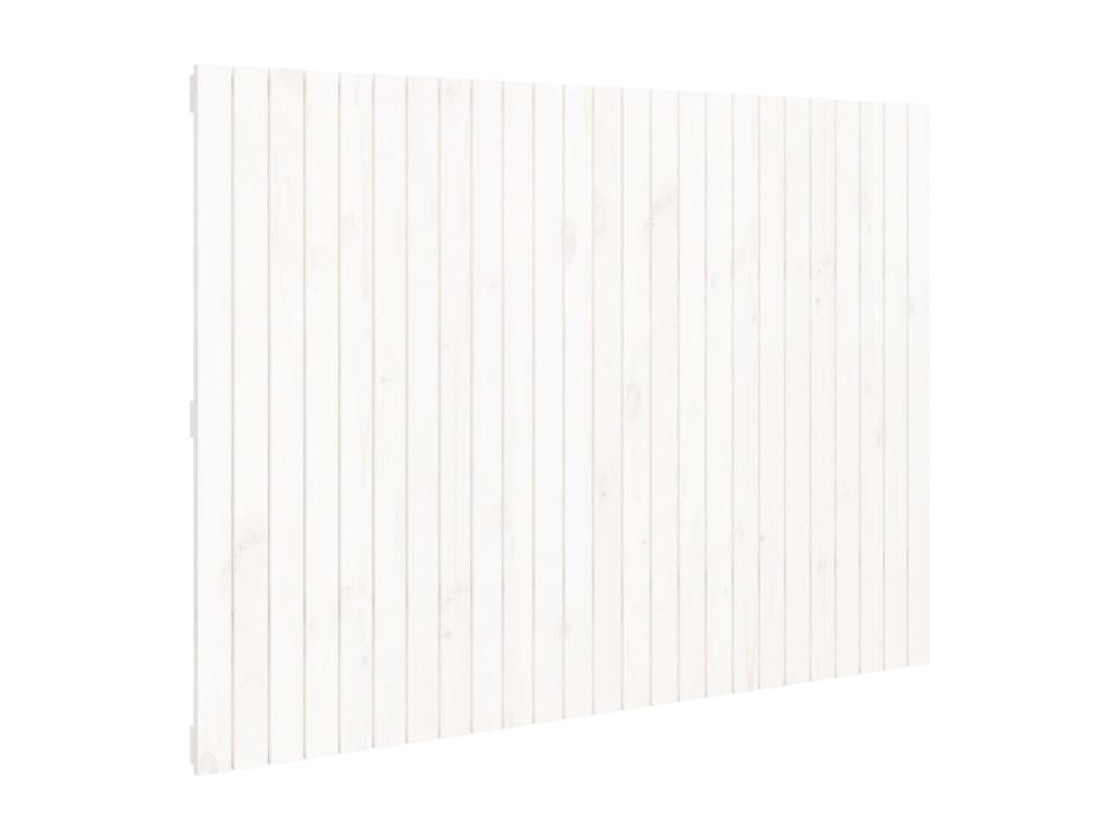 Lit en bois massif blanc, 159,5 x 3 x 110 cm