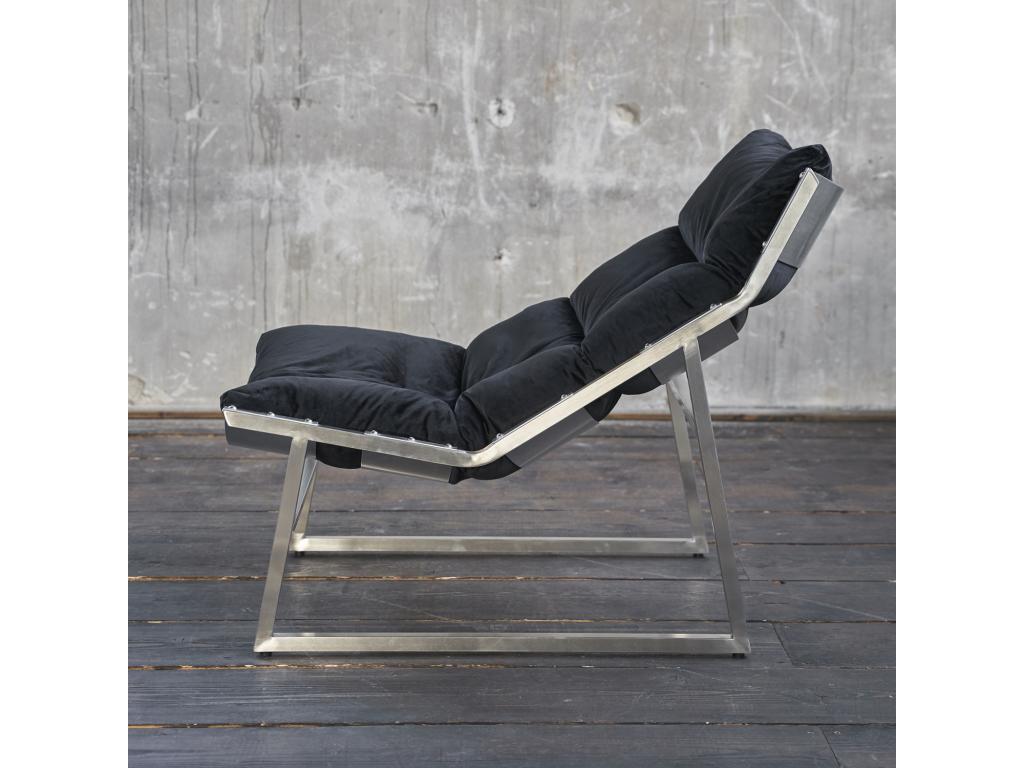 Fauteuil d'appoint noir - dlz1766578642530