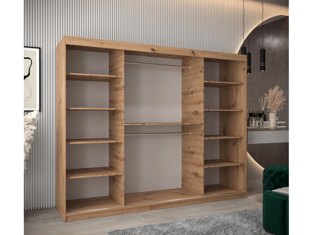 Armoire blanche, 250 x 62 x 200 cm