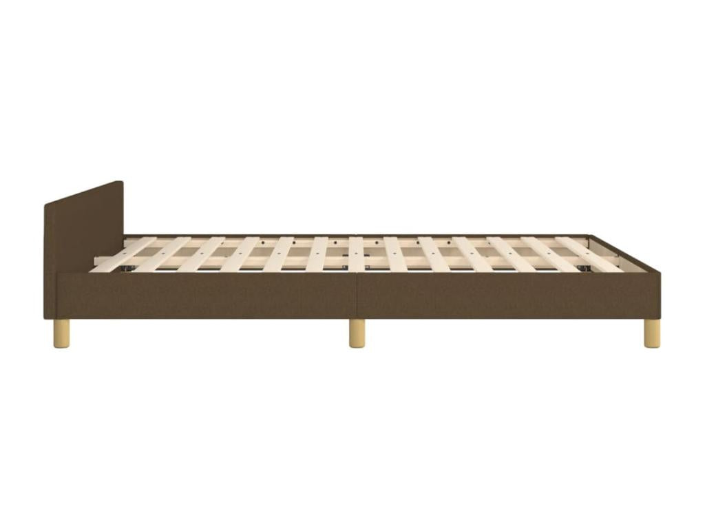 Matelas en tissu marron, 140 x 190 cm