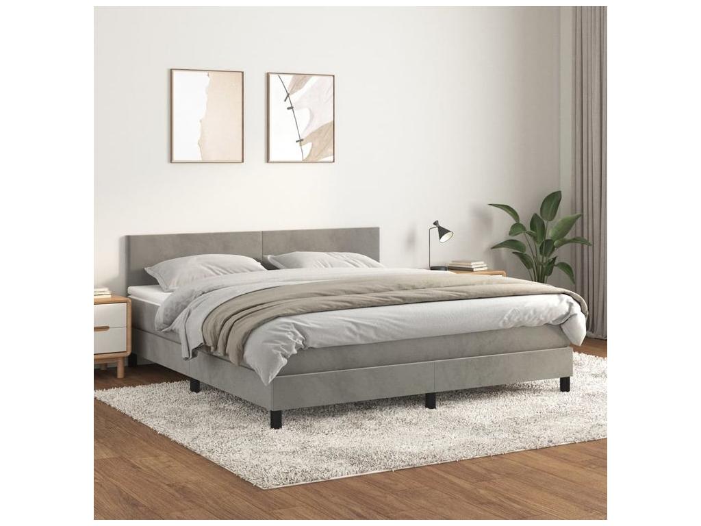 Matelas en velours blanc, 180 x 200 cm