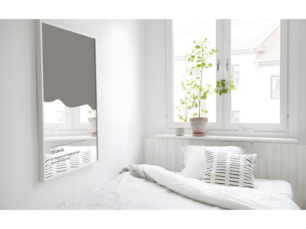 Lit en pin blanc, 160 x 75 cm