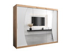Armoire blanche, 250 x 62 x 200 cm