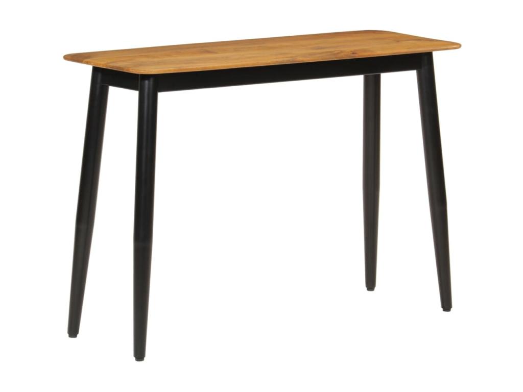 Table en fer brun, 110 x 40 x 76 cm