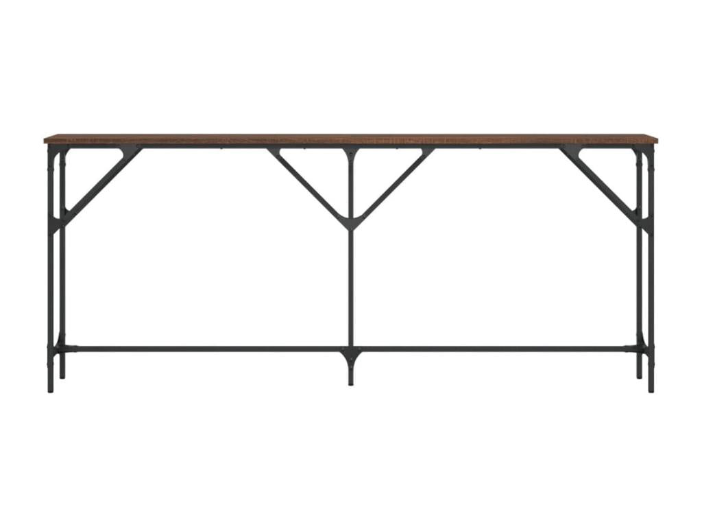 Table en chêne brun, 180 x 23 x 75 cm