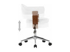 Fauteuil en similicuir blanc - dlz1766578445505
