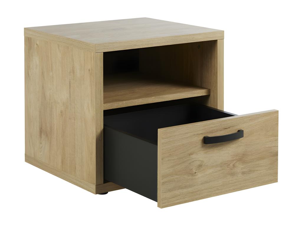 Table en chêne brun