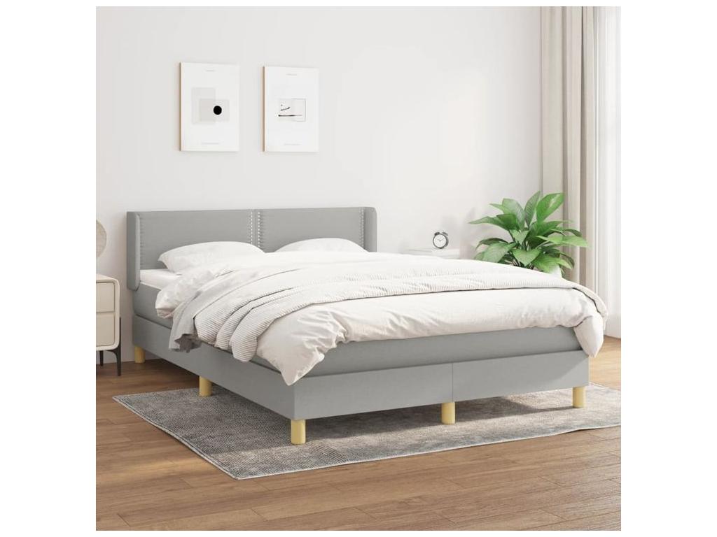 Matelas en tissu blanc, 140 x 190 cm