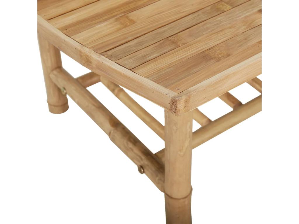 Ensemble de mobilier de jardin marron, 115 x 75 x 74 cm