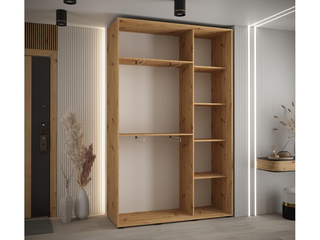 Armoire noire, 150 x 45 x 235,2 cm