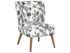 Fauteuil d'appoint en tissu noir
