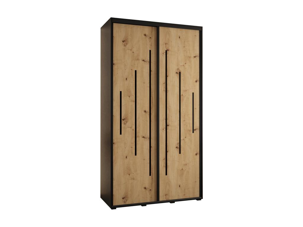 Armoire noire, 140 x 45 x 235,2 cm