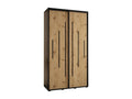Armoire noire, 140 x 45 x 235,2 cm
