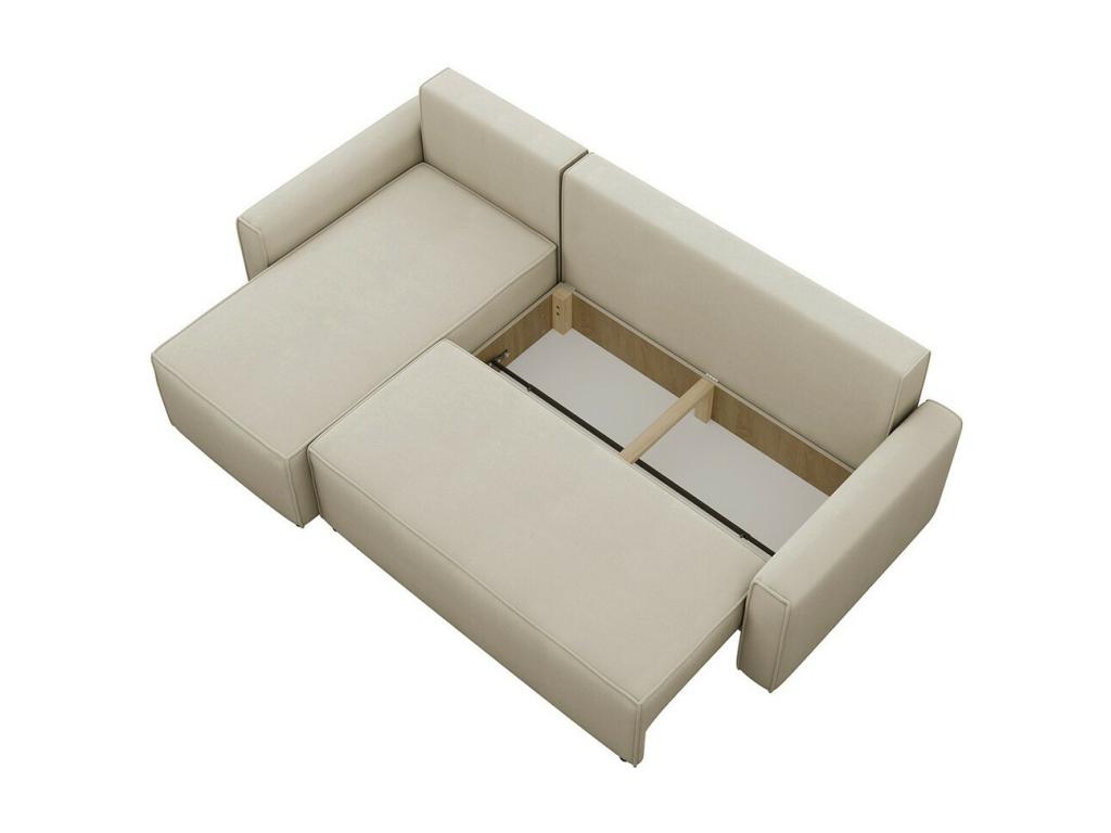 Canapé marron, 235 x 87 cm