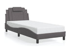 Matelas en similicuir gris, 80 x 200 cm - dlz1766578897142