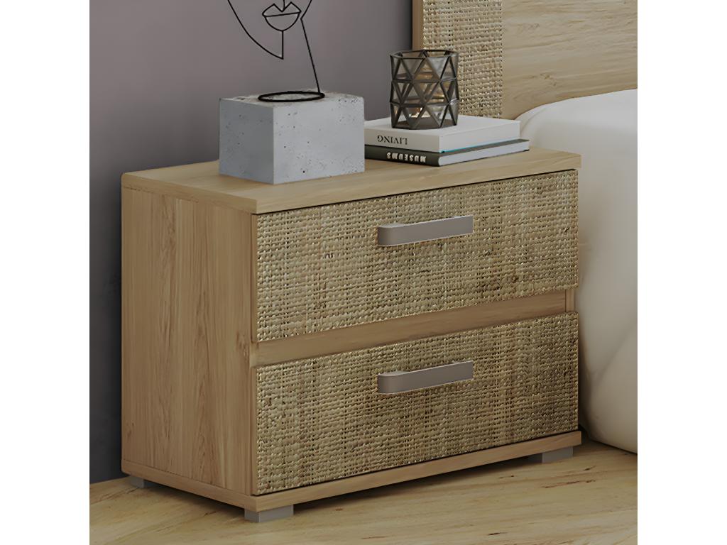 Lit en chêne naturel