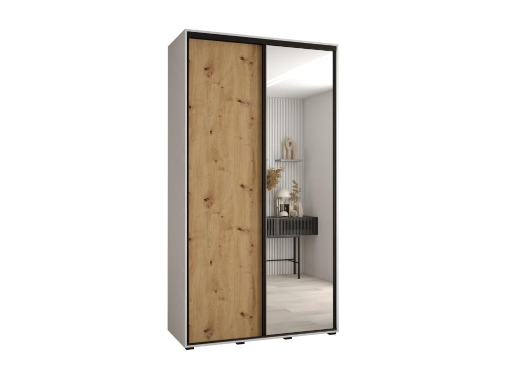 Armoire noire, 130 x 60 x 235,2 cm