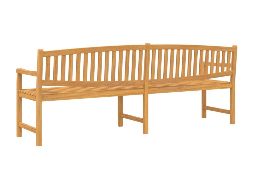 Banc marron, 228 x 59,5 x 90 cm