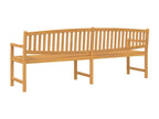 Banc marron, 228 x 59,5 x 90 cm