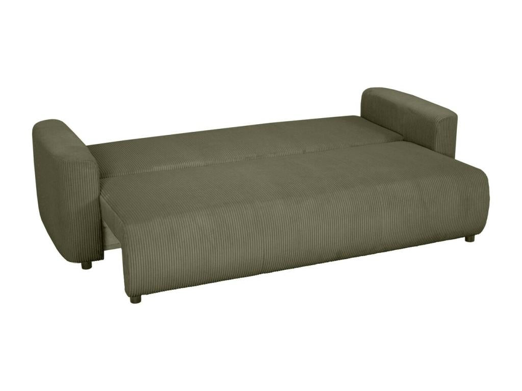 Canapé-lit en velours vert