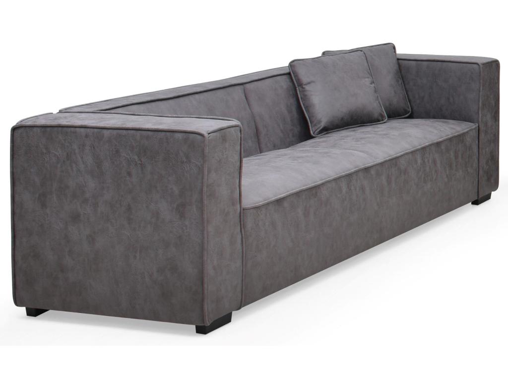 Canapé en tissu gris