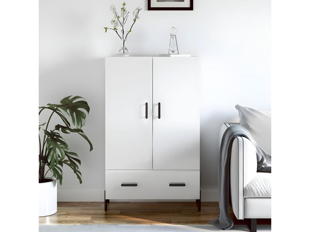 Buffet blanc, 69,5 x 31 x 115 cm