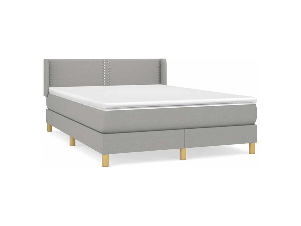 Matelas en tissu blanc, 140 x 190 cm