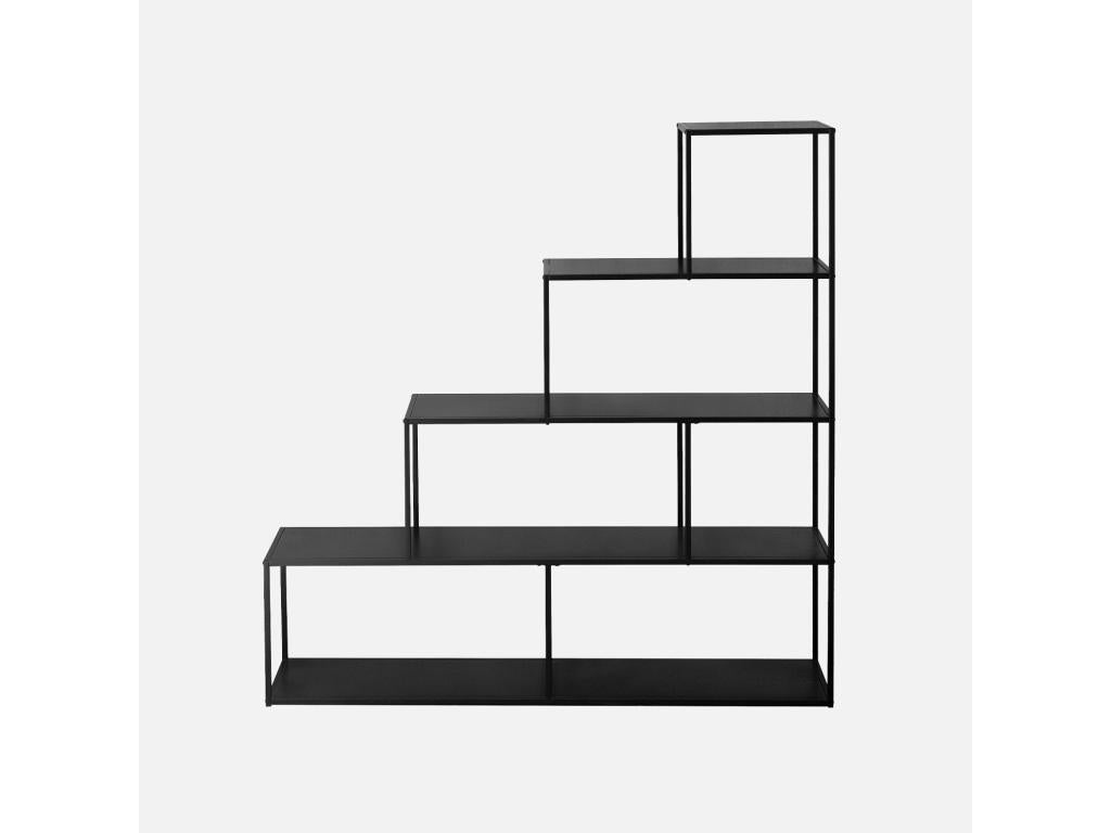 Bibliothèque en métal noir