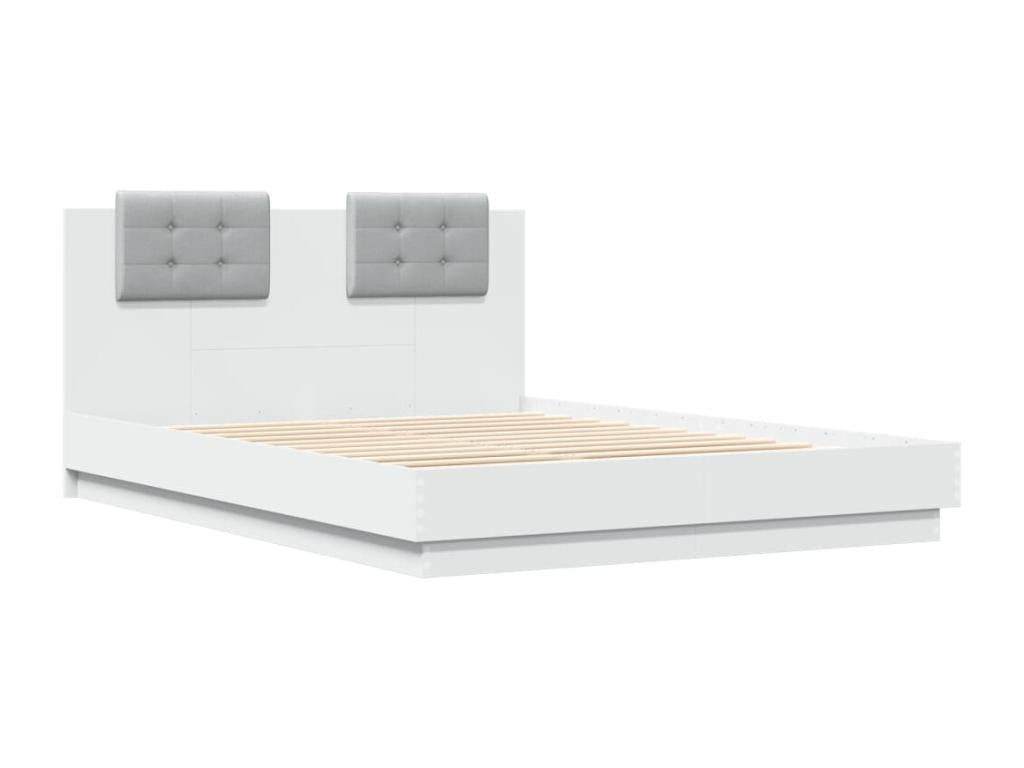 Cadre de lit blanc, 120 x 200 cm