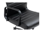 Fauteuil en similicuir noir - dlz1766578905608
