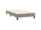 Matelas en velours blanc, 100 x 200 cm