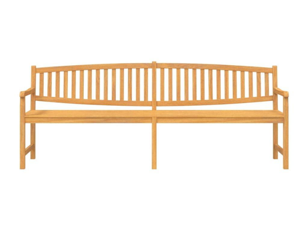 Banc marron, 228 x 59,5 x 90 cm