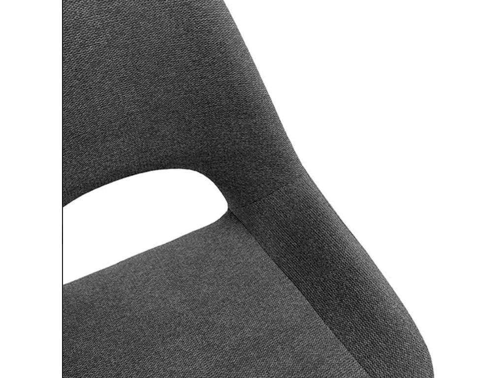 Chaise en métal anthracite