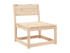 Ensemble de mobilier de jardin en bois massif brun - dlz1766578709296