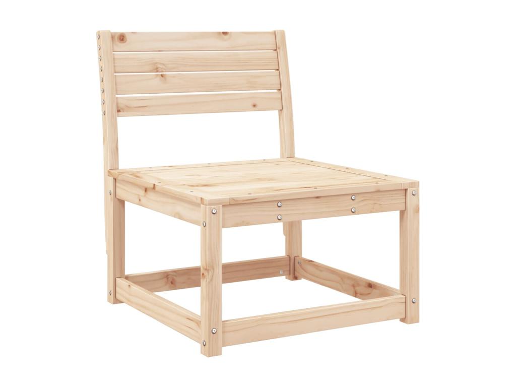 Ensemble de mobilier de jardin en bois massif brun - dlz1766578709296