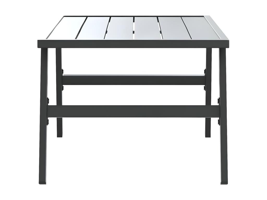 Table basse noire, 90 x 45 x 35 cm